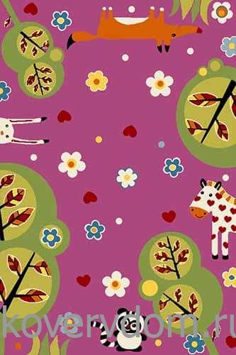 Детский ковер Кристэл С022 pink