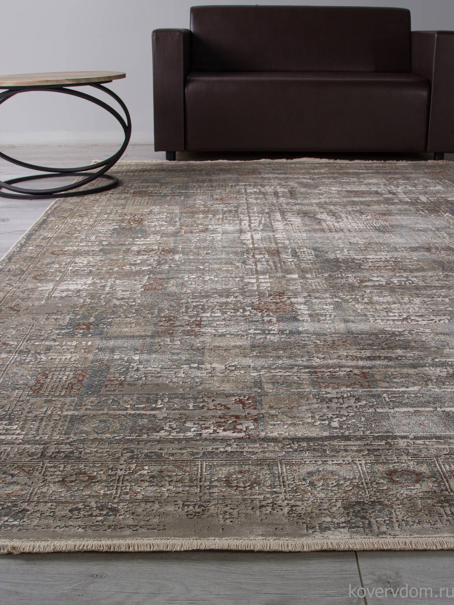Ковер ROYAL G078J2 D.GREY / BEIGE