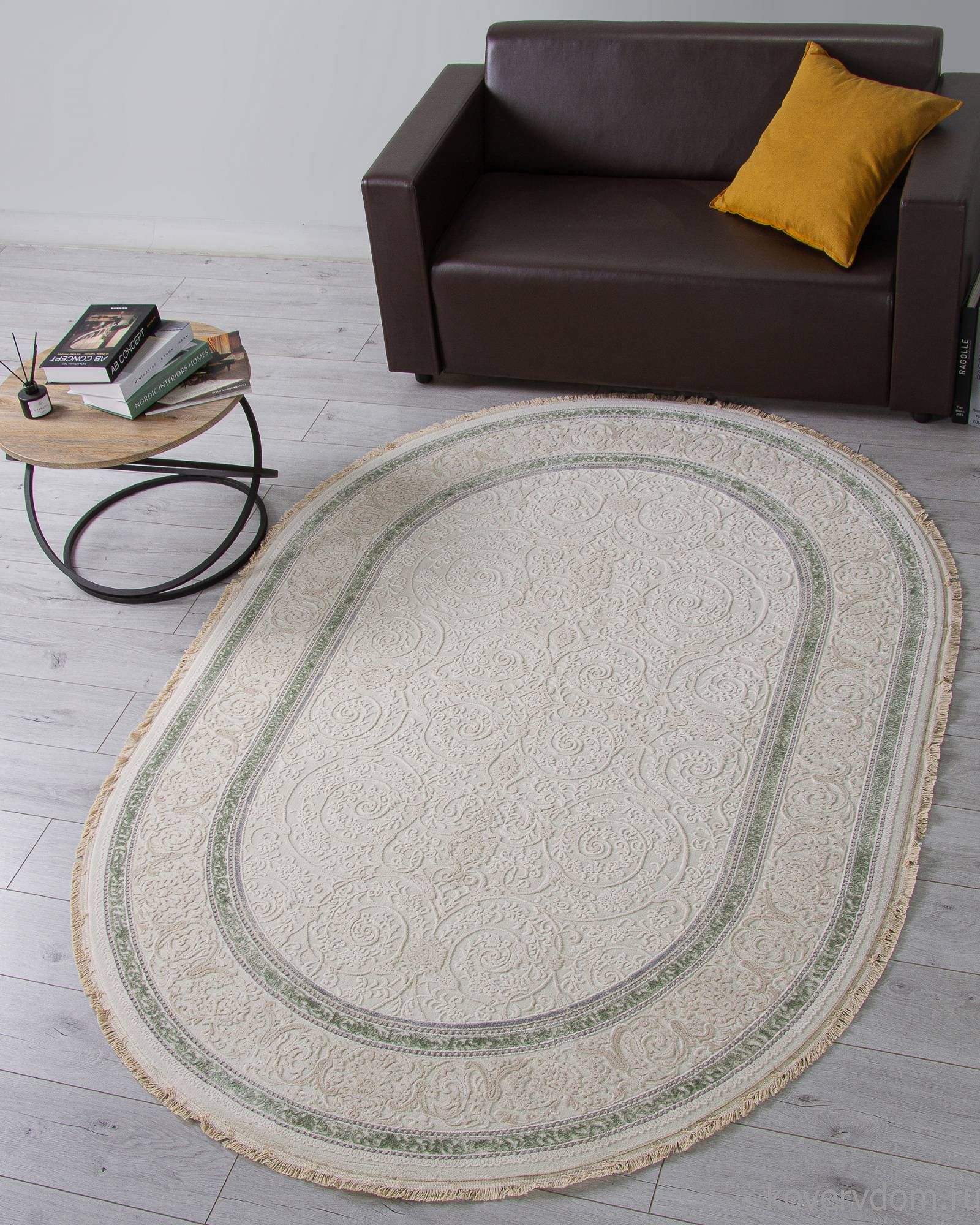 Ковер MELODY 30896U CREAM / CREAM Овал Ковер MELODY 30896U CREAM / CREAM Овал