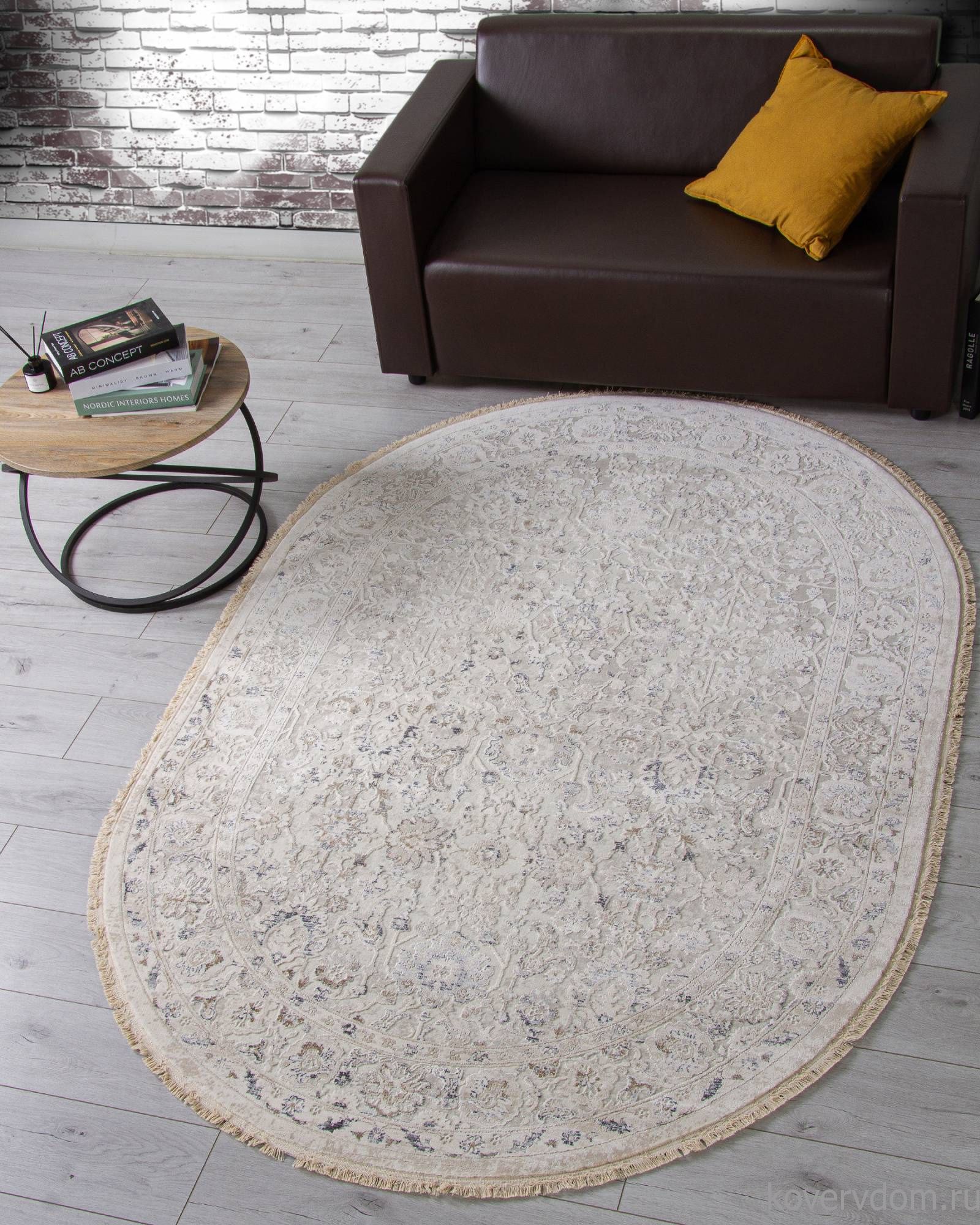 Ковер Jasmine 35981Z CREAM / CREAM Овал Ковер Jasmine 35981Z CREAM / CREAM Овал