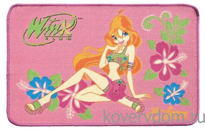 Детский ковер на резиновой основе Винкс Bloom Sea