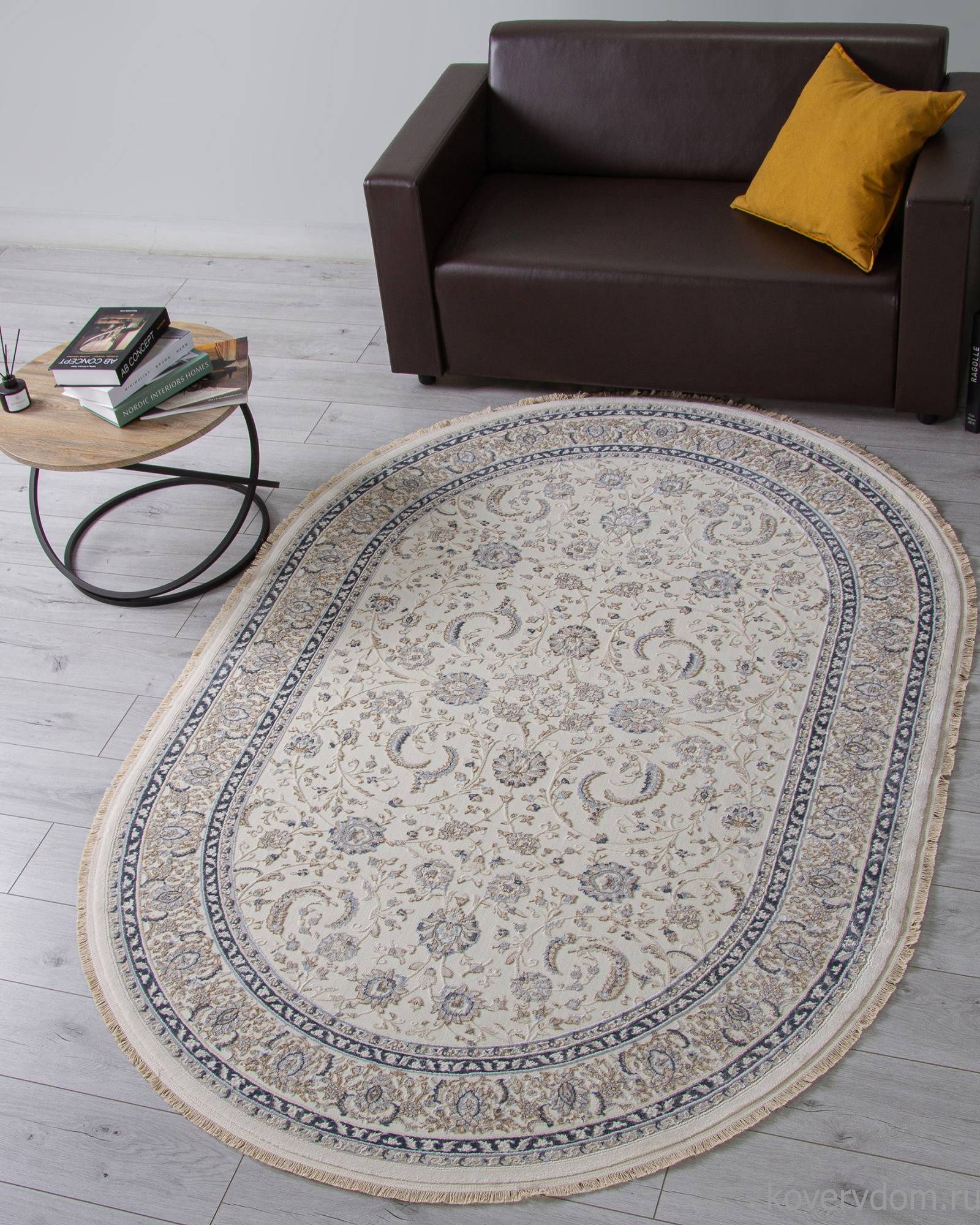 Ковер MELODY 35848Z CREAM / CREAM Овал Ковер MELODY 35848Z CREAM / CREAM Овал