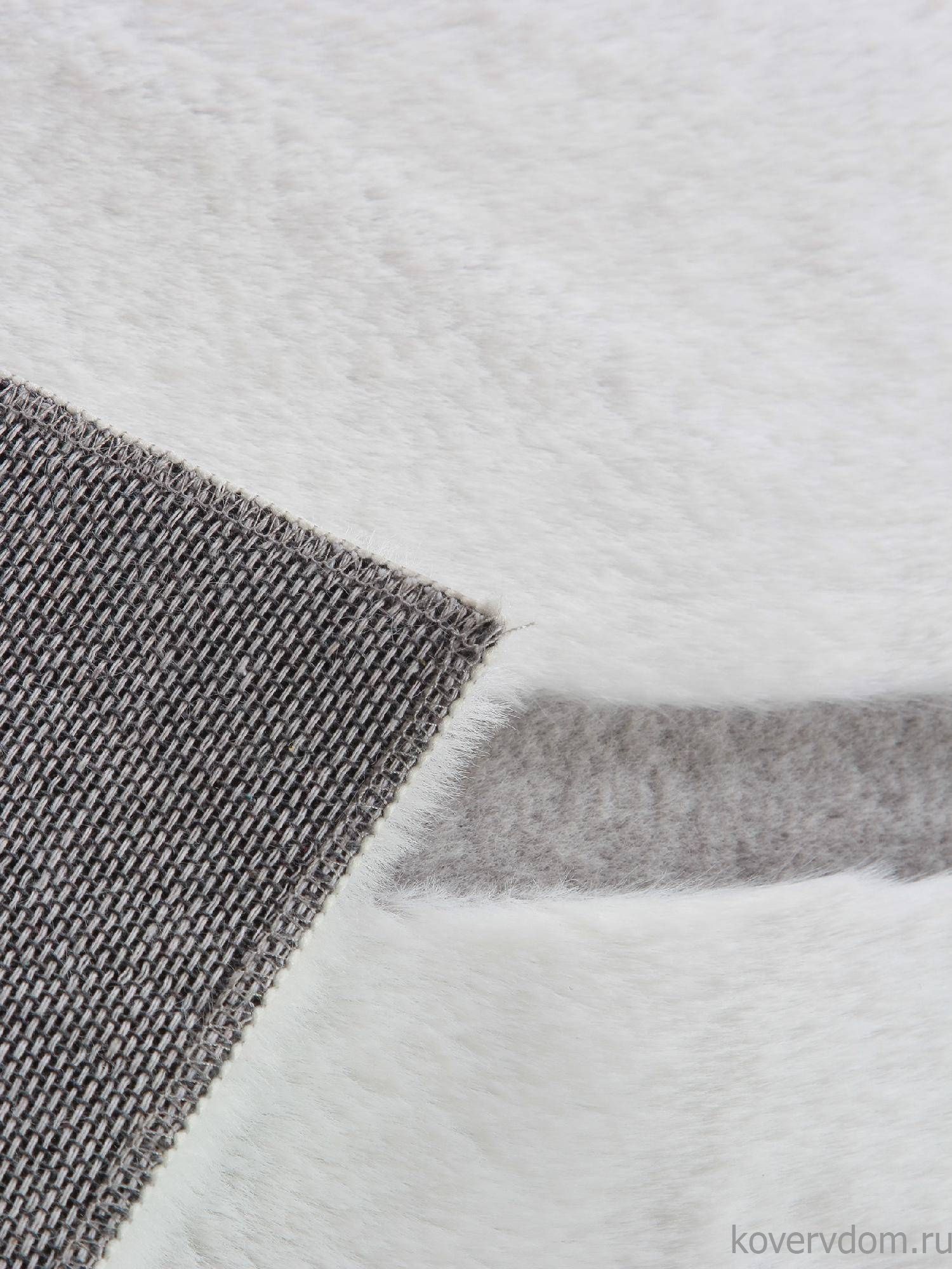 Ковер из искусственного меха RABBIT CARVING PX4001 CREAM / GREY