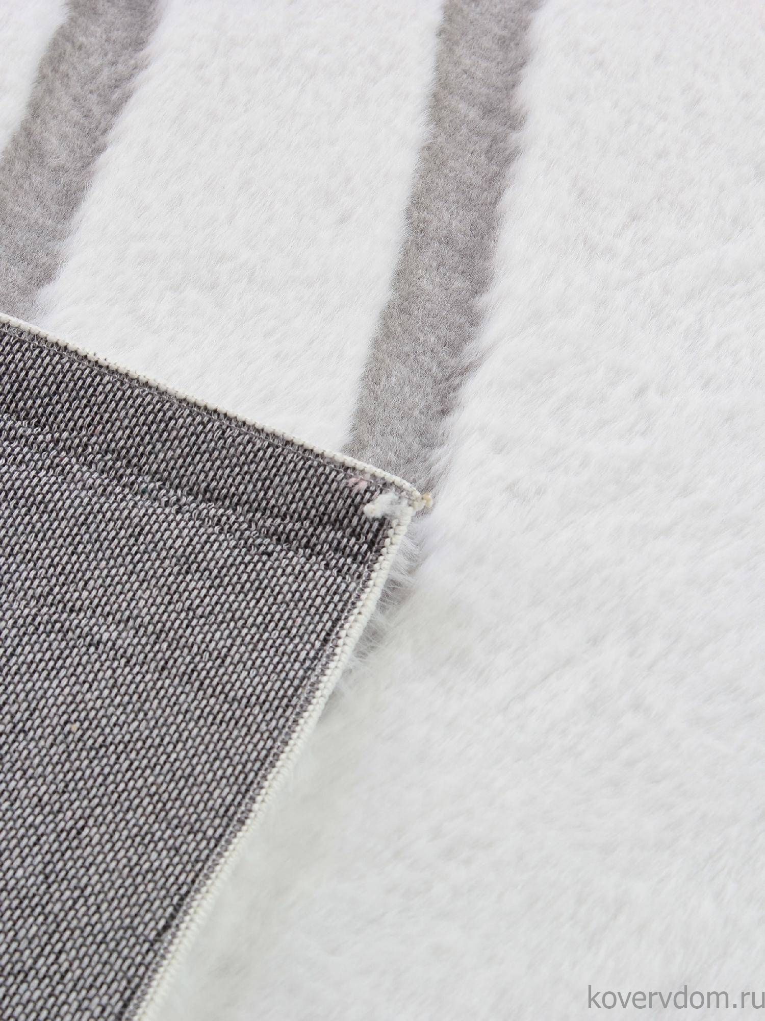 Ковер из искусственного меха RABBIT CARVING PX4002 CREAM / GREY