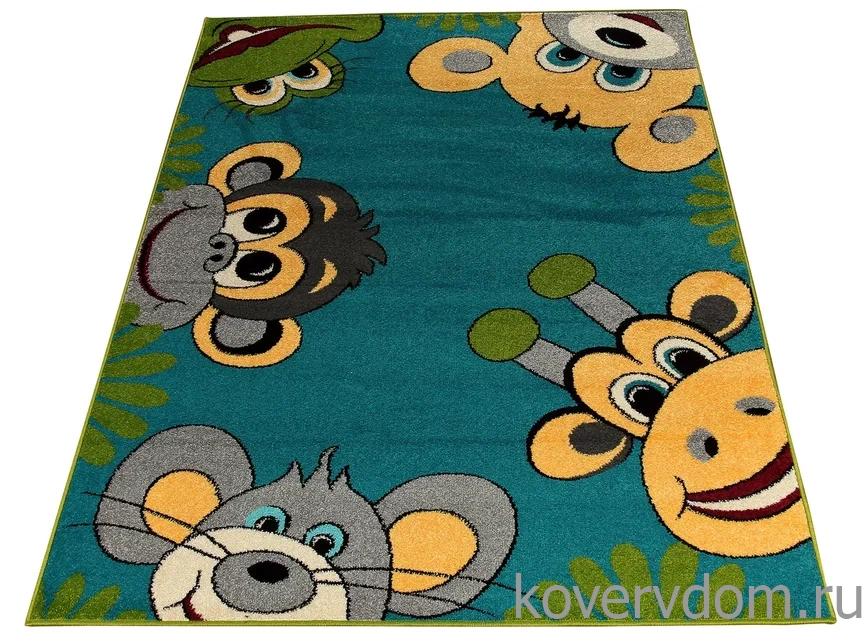 Ковер детский FUNKY TOP Tig emerald Ковер детский FUNKY TOP Tig emerald