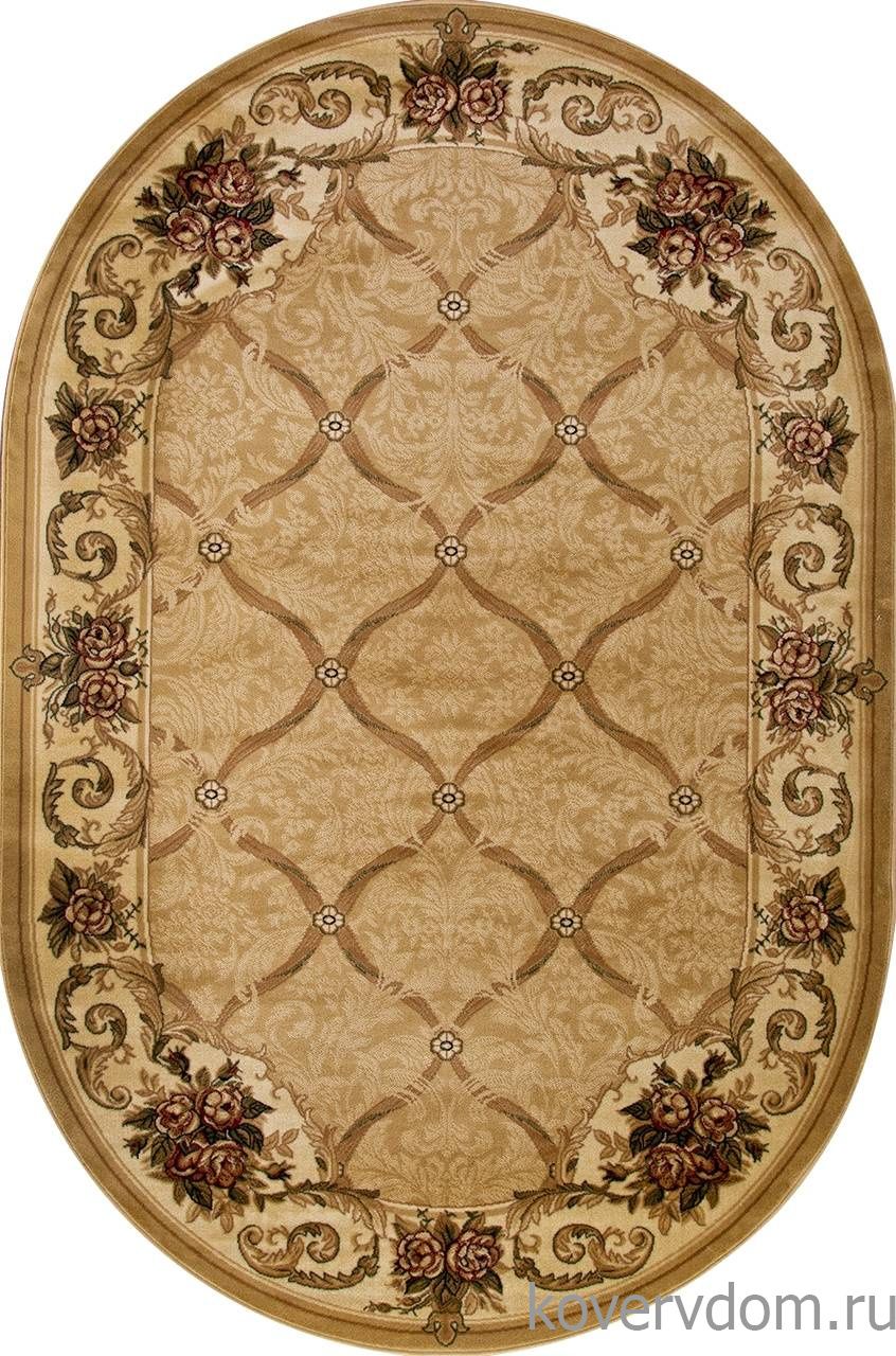 Ковер OLYMPOS D468 BEIGE Овал Ковер OLYMPOS D468 BEIGE Овал