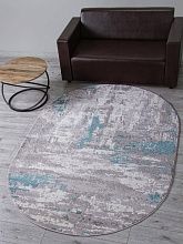 Круглый ковер PALERMO F279 GRAY Овал