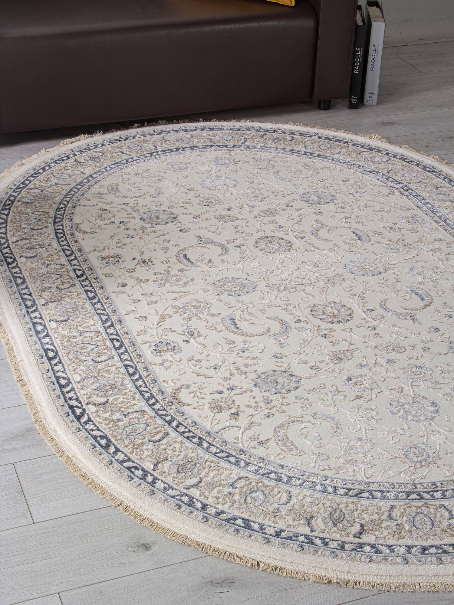 Ковер MELODY 35848Z CREAM / CREAM Овал Ковер MELODY 35848Z CREAM / CREAM Овал