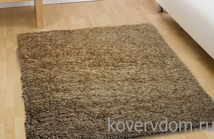 Ковер длинноворсовый Шелк Шегги BEIGE 