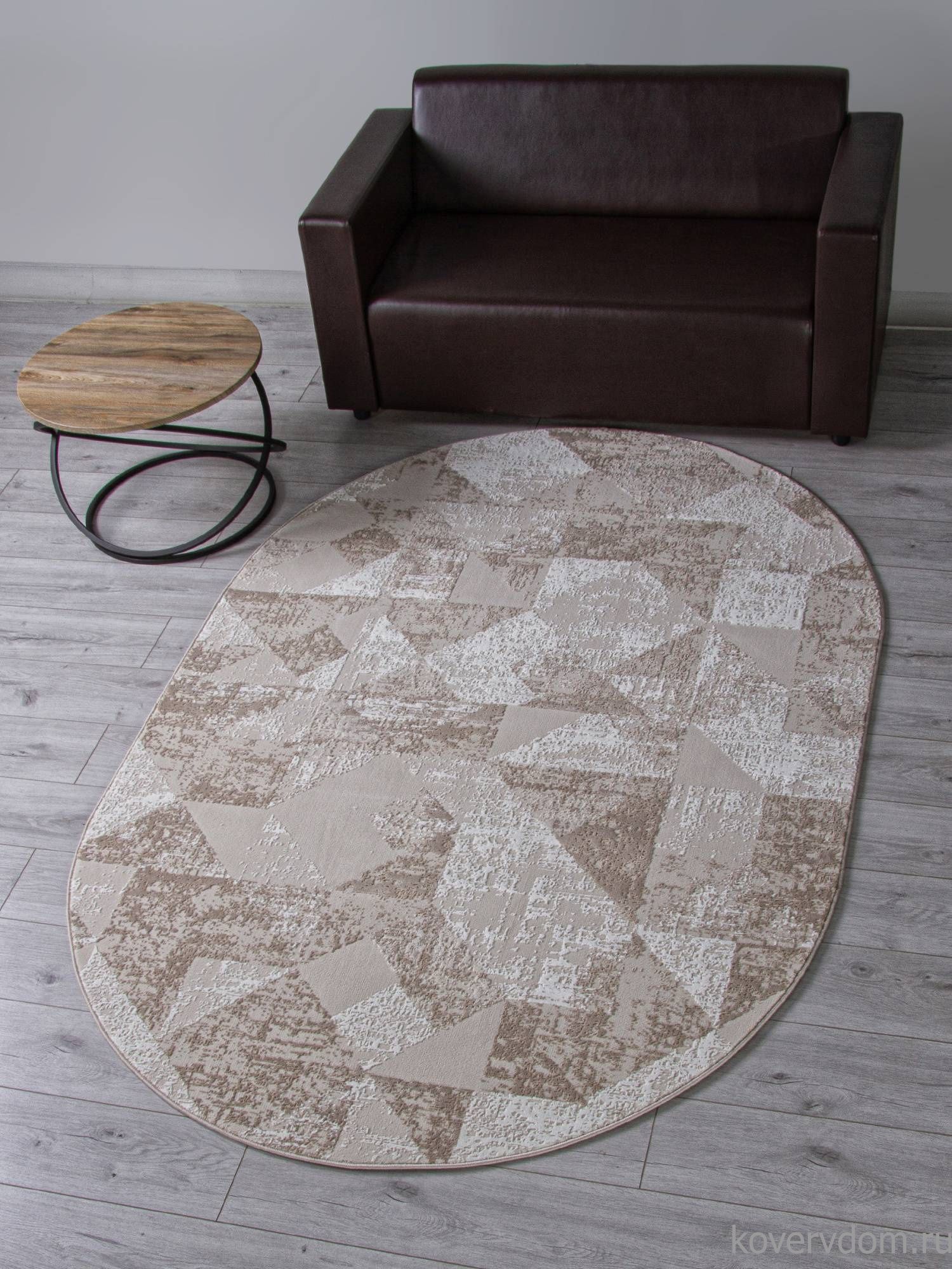 Ковер SIROCCO H921AC BEIGE / WHITE Овал