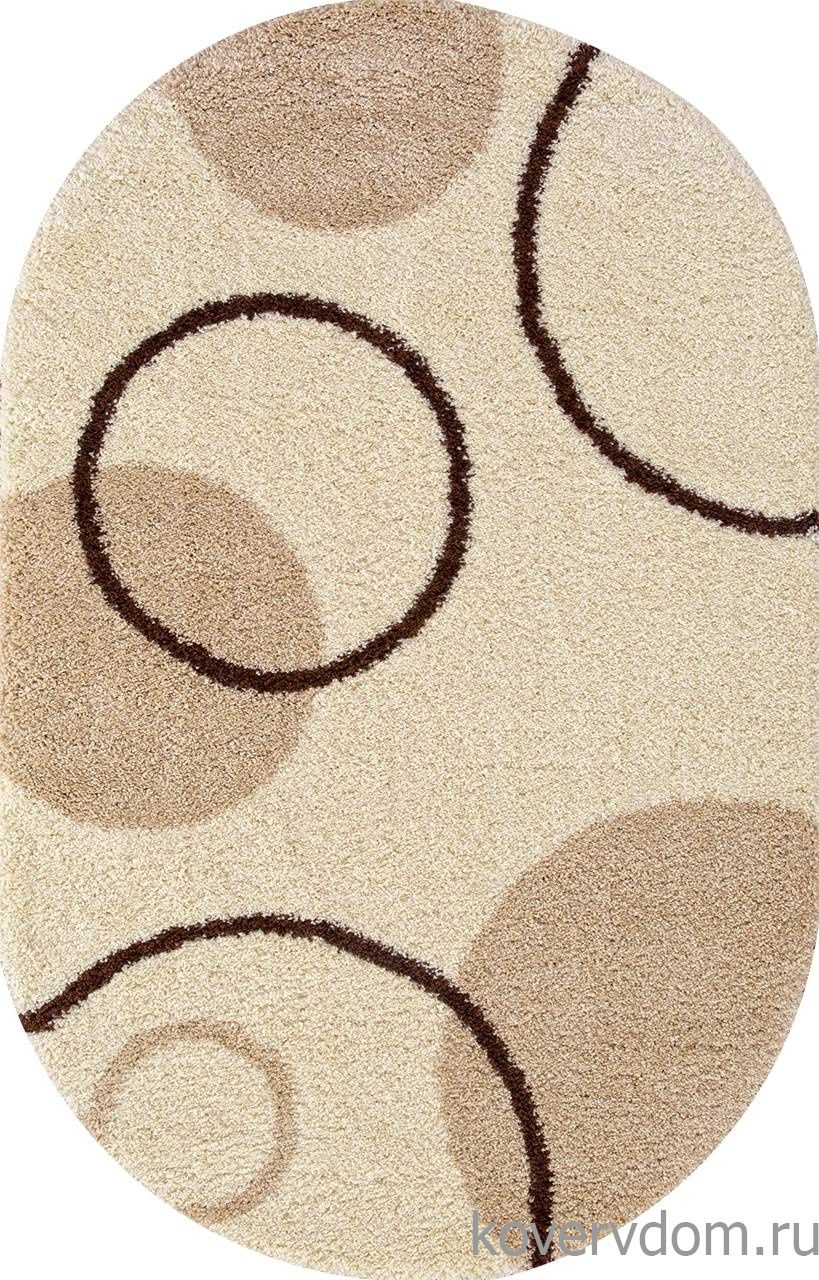Ковер SHAGGY ULTRA s610 CREAM Овал