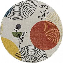 Оригинальный ковер RIO-A F234 GRAY-BLUE Круг