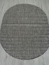 Овальный ковер серый KAIR S156 DARK GRAY Овал
