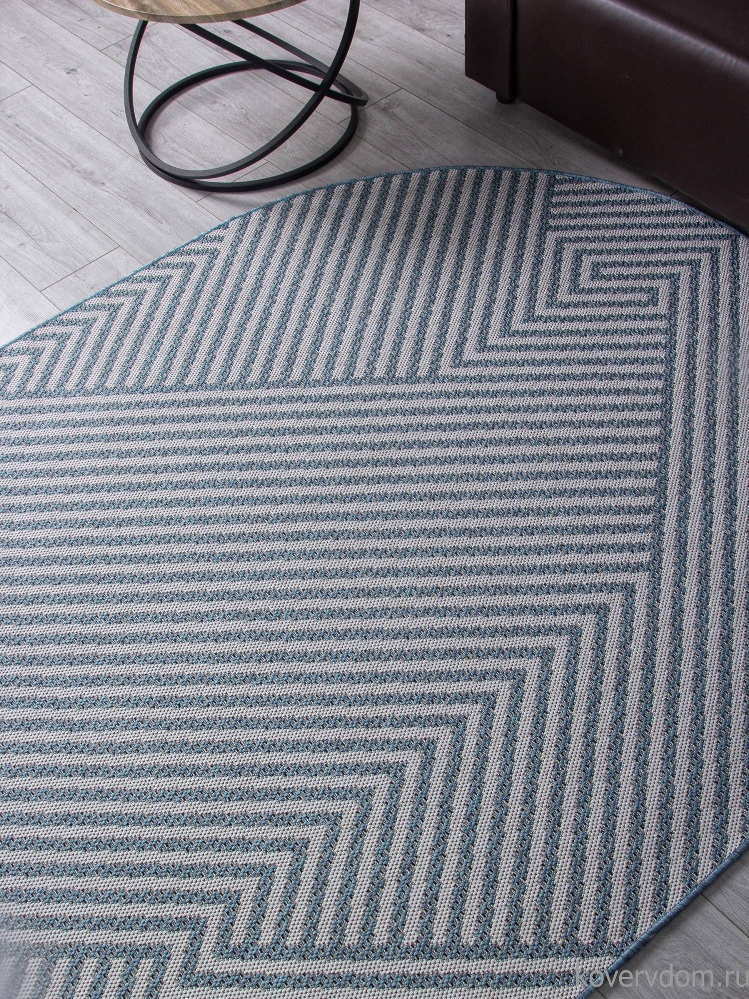 Ковер KAIR S147 BLUE Овал