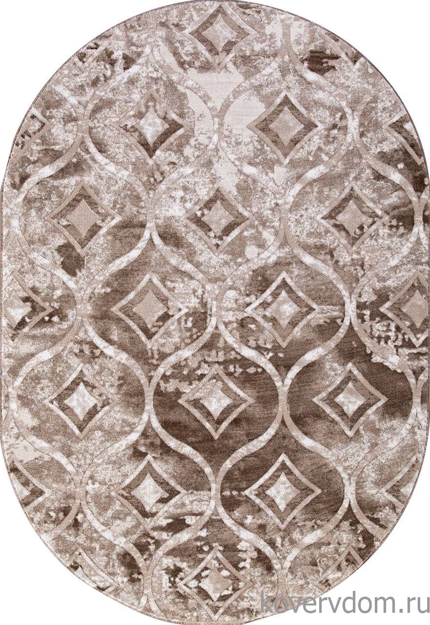 Ковер MARDAN 5023A VIZON COKEN / BROWN Овал