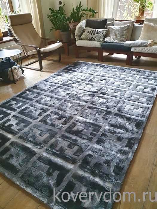 Ковер ручной работы FENDI-V22V24 grey