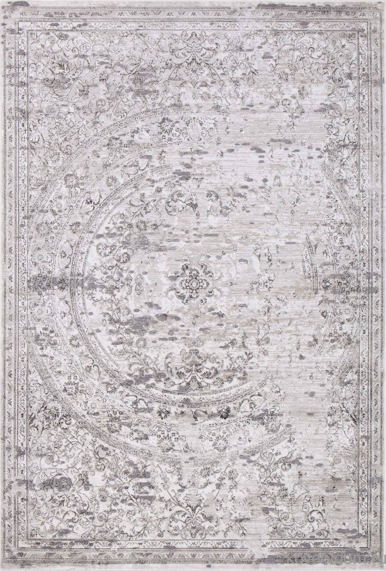 Ковер Euphoria 13122 Кремовый-Серый V Ковер Euphoria 13122 Кремовый-Серый V