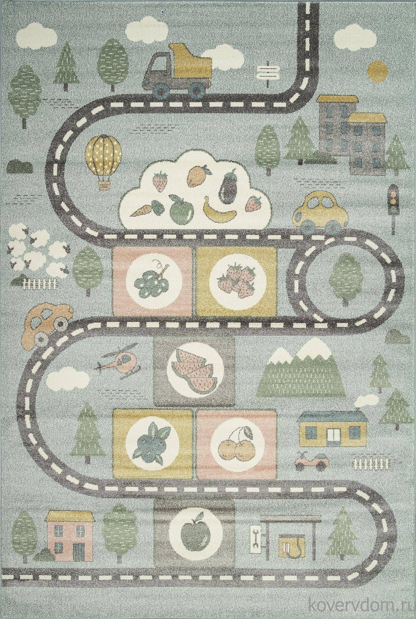 Ковер с дорогами IZUMRUD-A C214 MULTICOLOR Ковер с дорогами IZUMRUD-A C214 MULTICOLOR