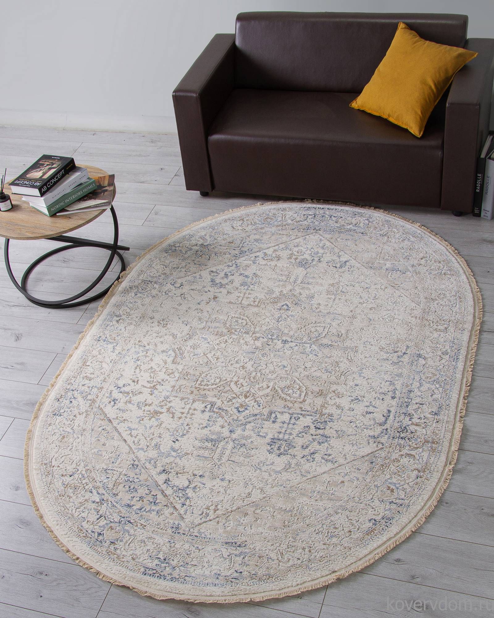 Ковер MELODY 35983Z CREAM / CREAM Овал Ковер MELODY 35983Z CREAM / CREAM Овал