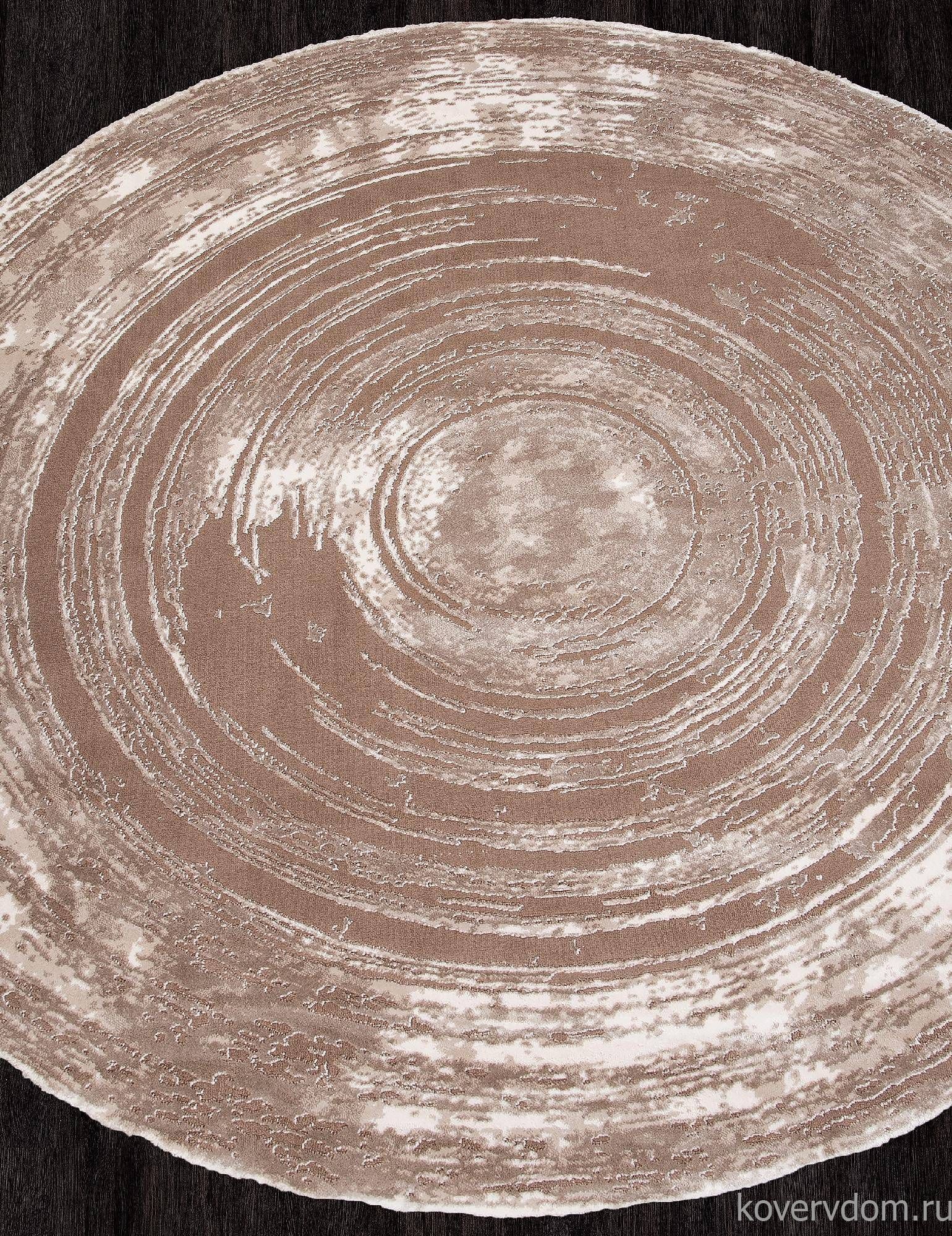 Ковер SAFIR 00843A BROWN / BROWN Круг