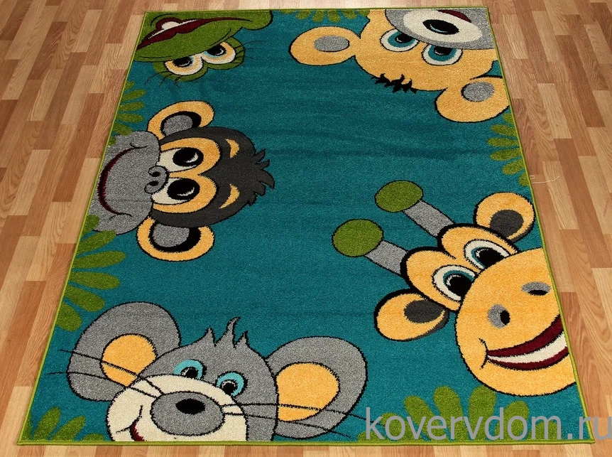 Ковер детский FUNKY TOP Tig emerald Ковер детский FUNKY TOP Tig emerald