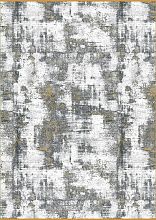 Современный ковер серый DUBAI 00067 GOLD / CREAM