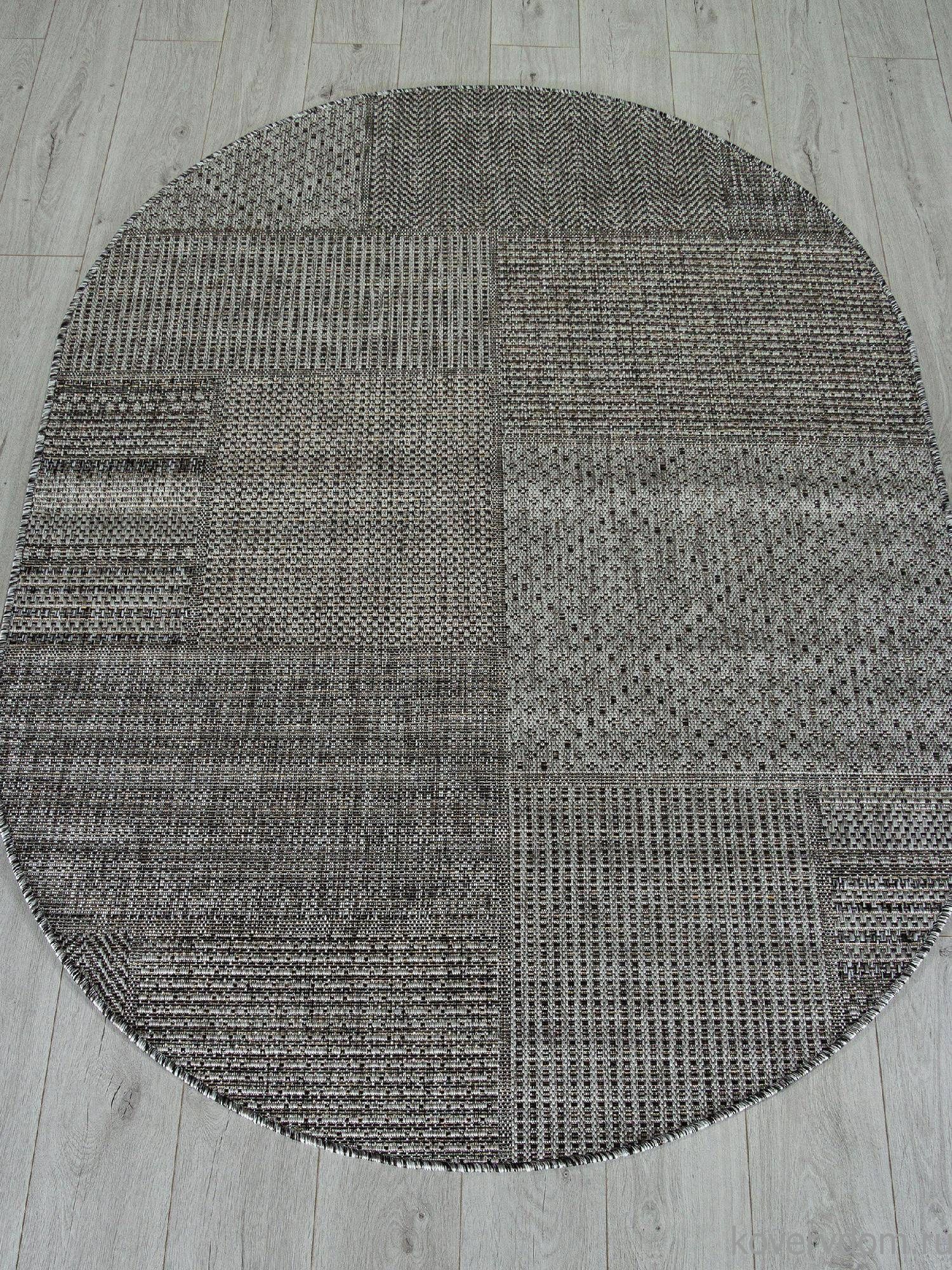 Ковер KAIR S139 DARK GRAY Овал Ковер KAIR S139 DARK GRAY Овал