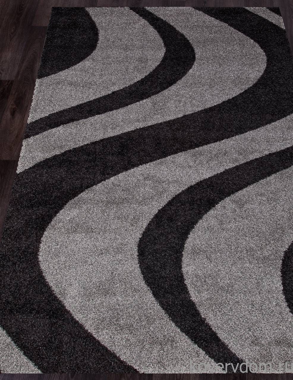 Ковер PLATINUM T617 GRAY-BLACK