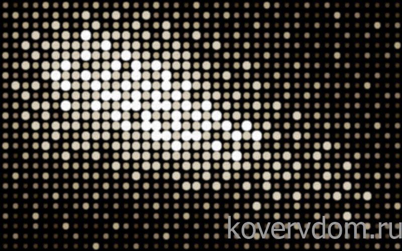 Грязезащитный коврик Modemo 200032 0.5х0.8 круги блеск Грязезащитный коврик Modemo 200032 0.5х0.8 круги блеск